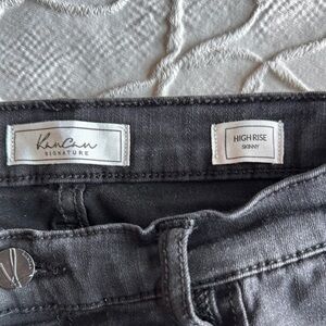 KanCan High Rise Skinny Jeans - Dark Gray